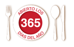 Abrimos los 365 días del año