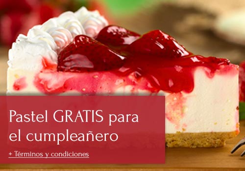 Promoción pastel